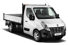 Van Rental Leyland - White 3.5 Tonne Folkestone Tipper Transit - Van hire Leyland